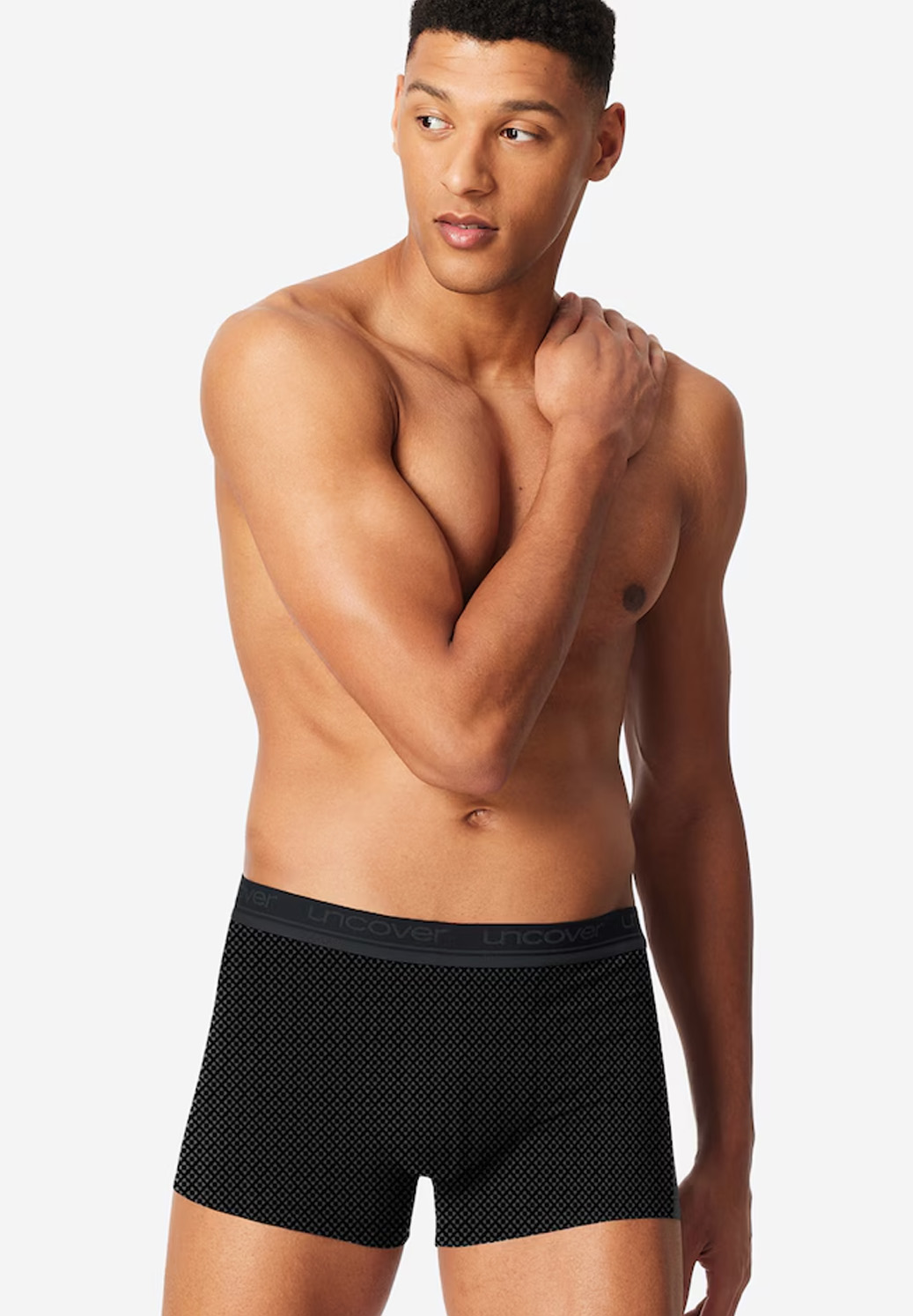 Schiesser Boxershorts Uncover 3-pack zwart 