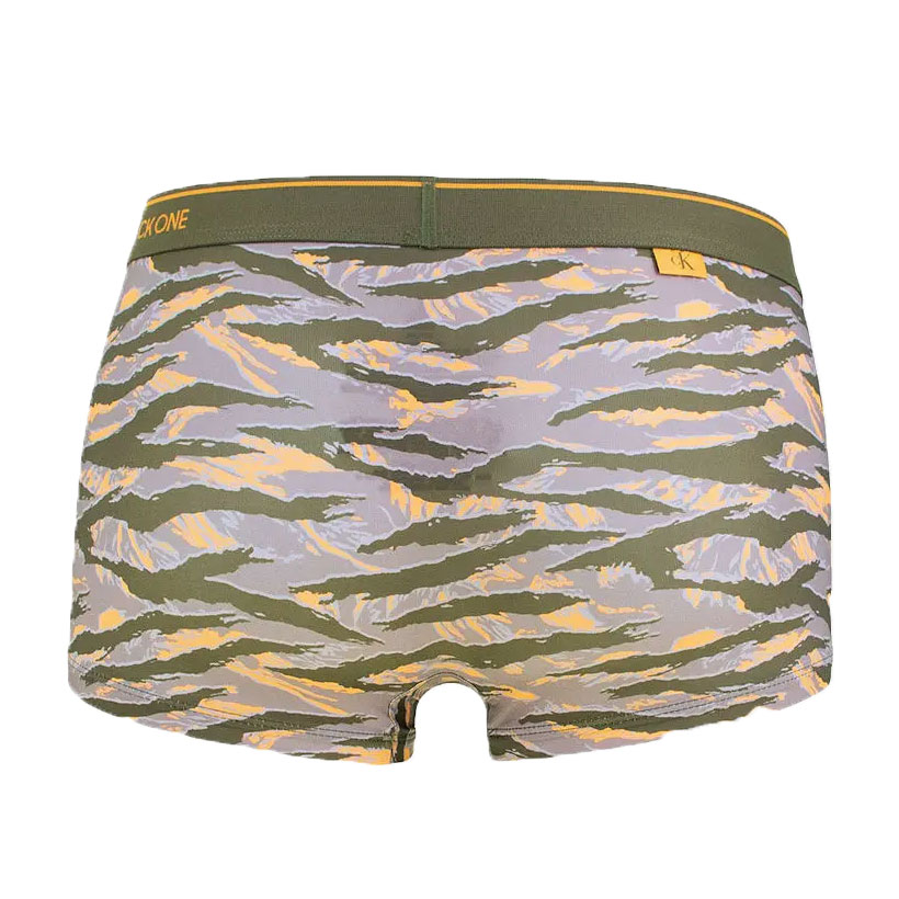 Calvin Klein microfiber boxershort groen achterkant