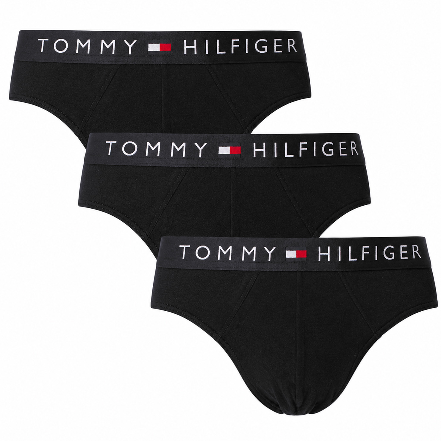 Tommy Hilfiger heren slips 3-pack zwart