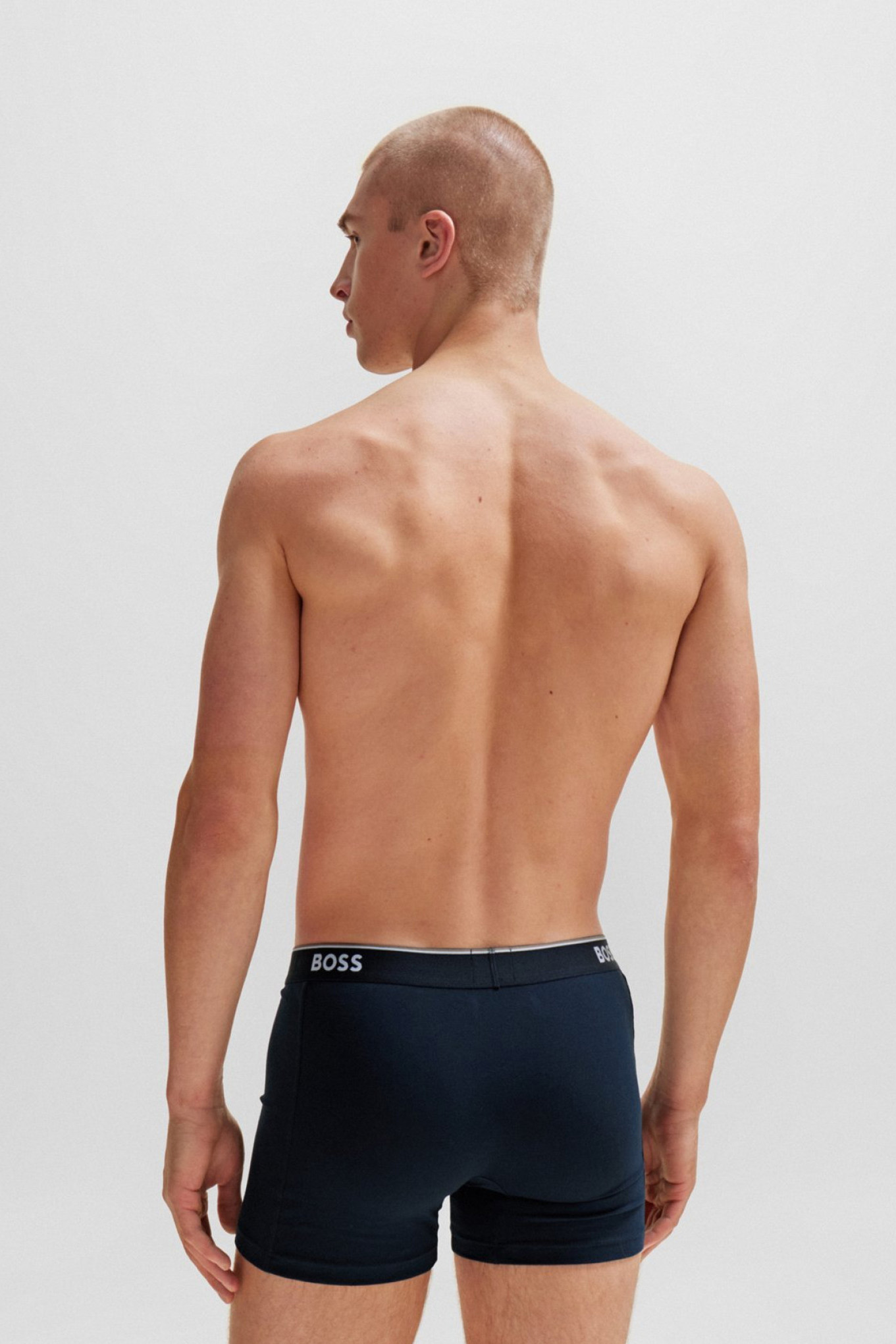 Boss boxershorts Power 3-pack donkerblauw