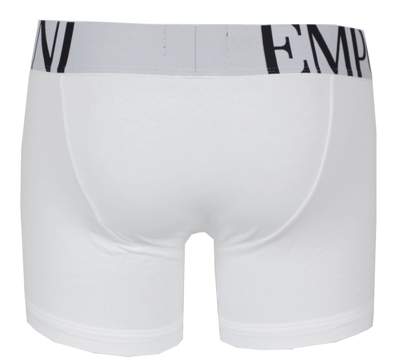 Armani witte boxershort mega logo achterkant