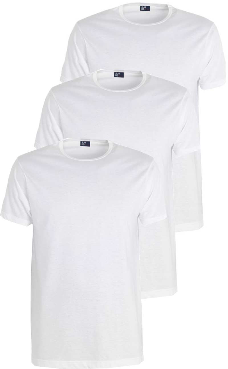 Alan Red Derby T-shirts 3-pack