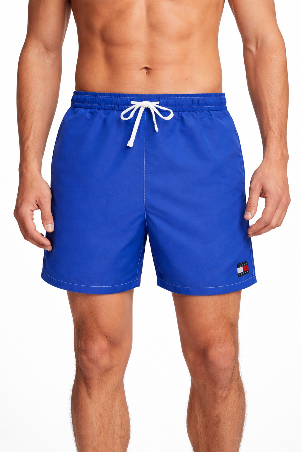 Tommy Jeans zwemshort met Heritage logo Fizzy blue