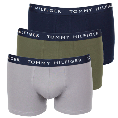 Tommy Hilfiger boxershorts blauw-grijs-groen
