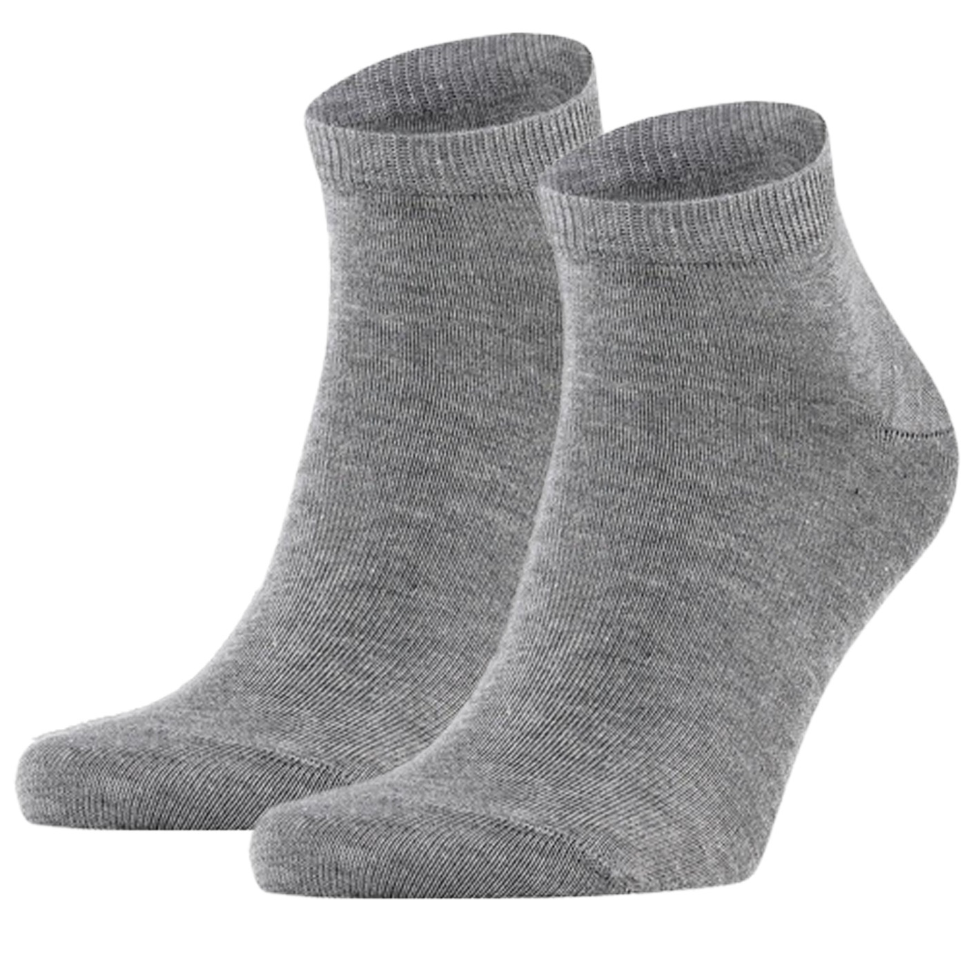 FALKE sneaker sokken Happy 2-paar grijs