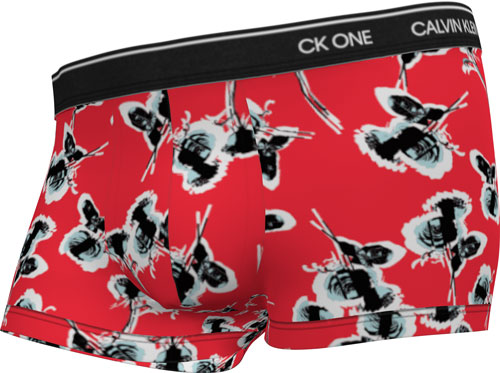 Calvin Klein boxershort microfiber low rise rood 