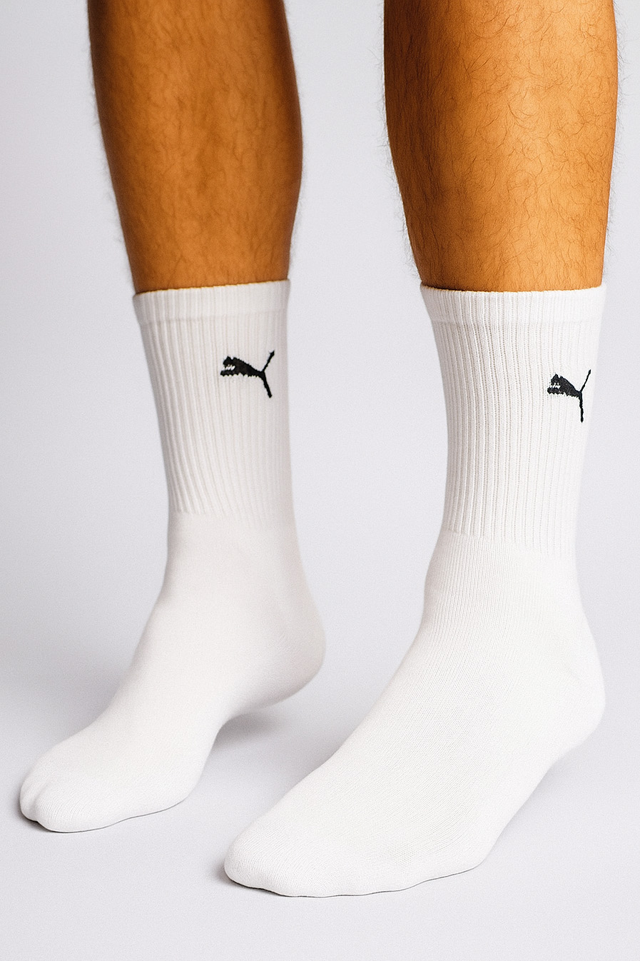 Puma Sportsokken 3-paar wit