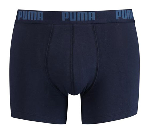 Puma boxershorts 2-pack blauw voorkant