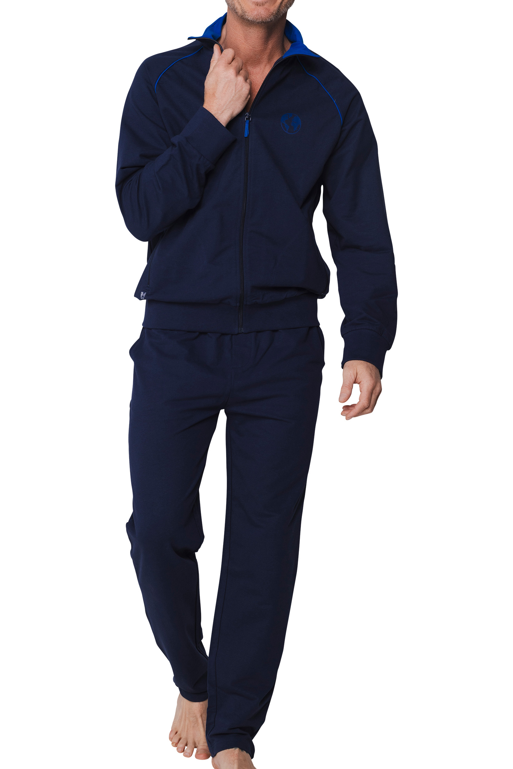 Pastunette Huispak met rits blauw 