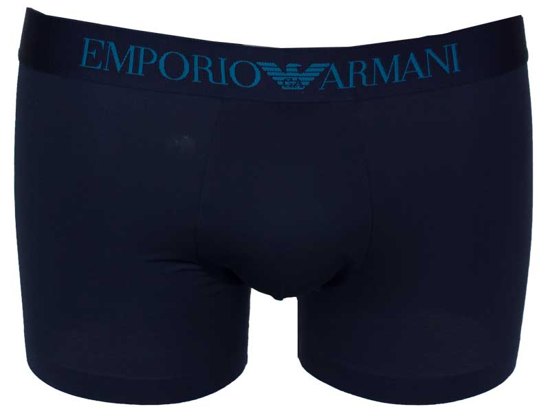 Armani boxershort Iconic blauw voorkant