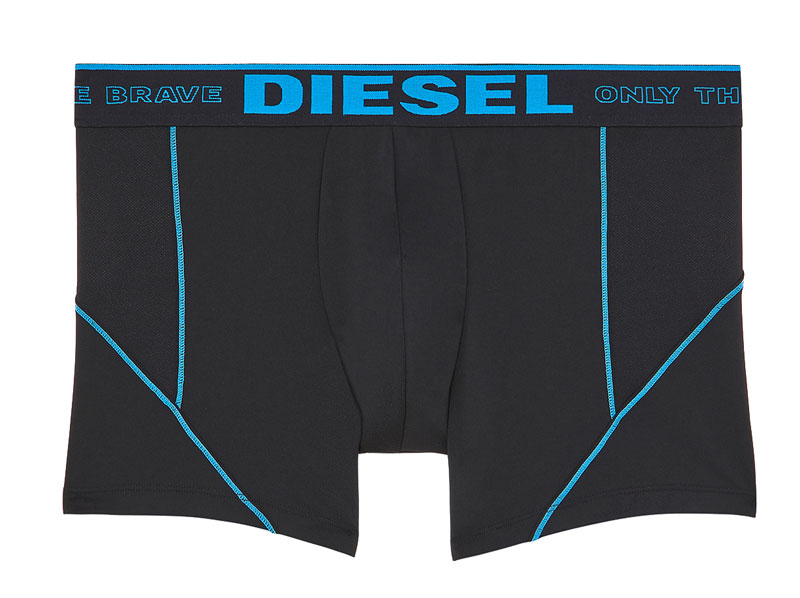 Diesel Boxershort 55-Dcut microfiber blauw voorkant 2