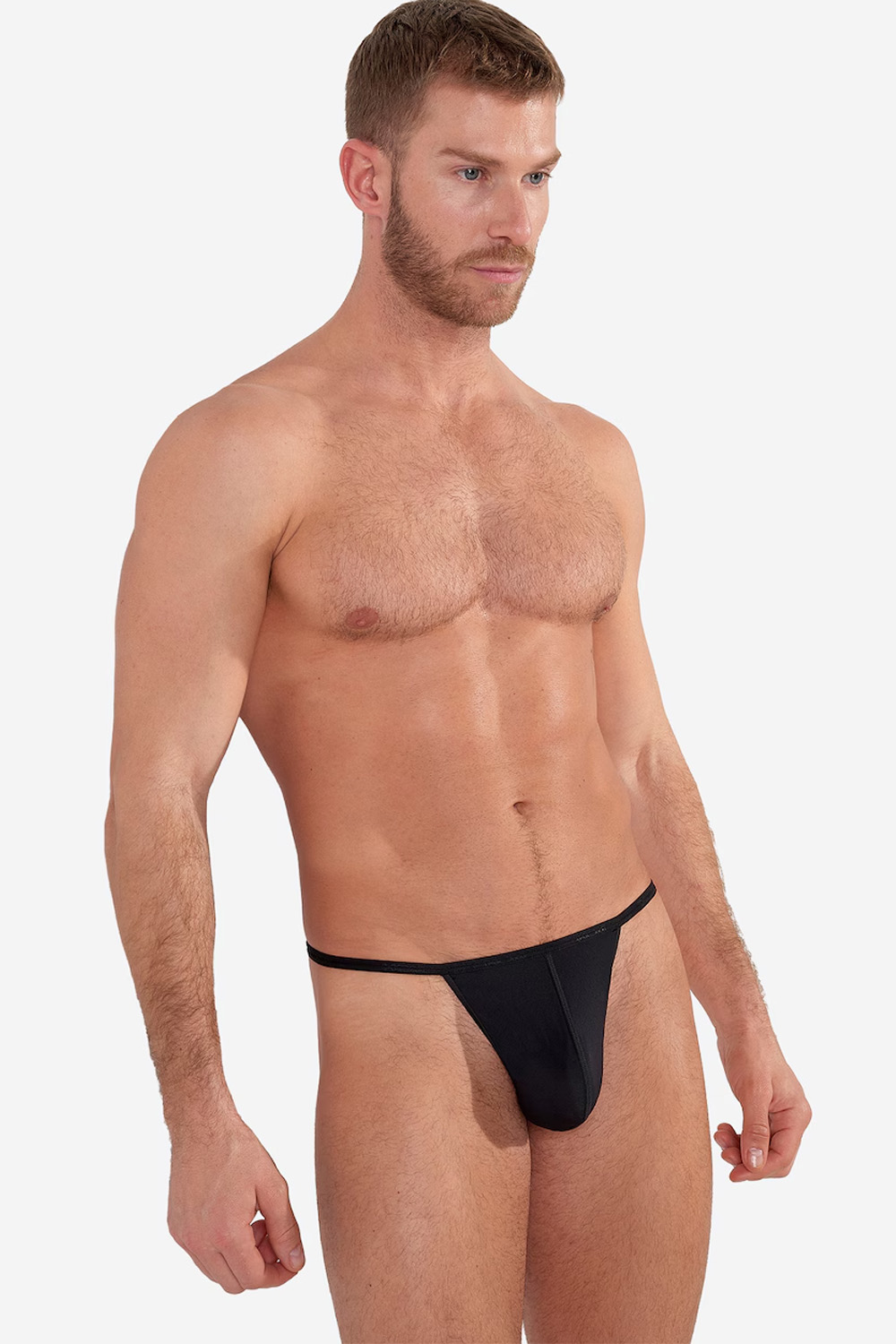 Hom G-string Plumes 3-pack zwart