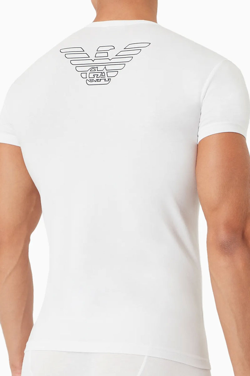 Armani T-shirt Big Eagle print wit