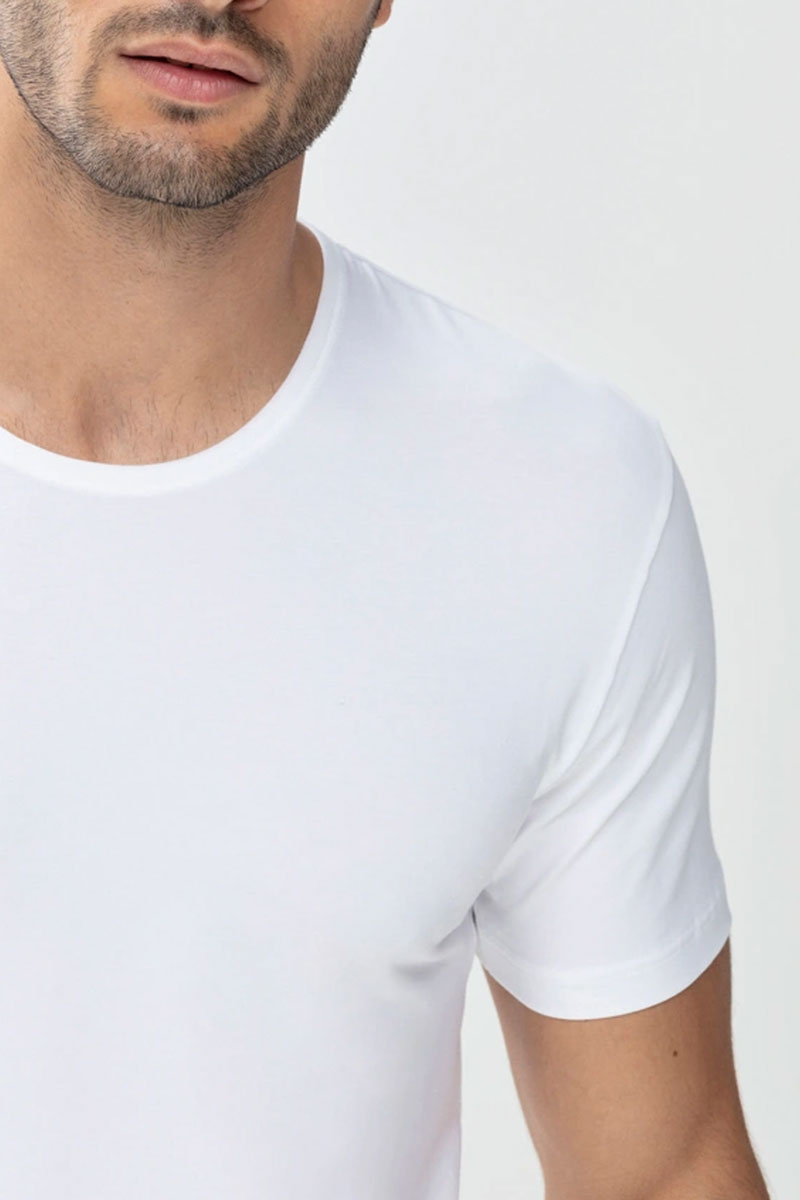 Mey T-shirt dry cotton ronde hals wit