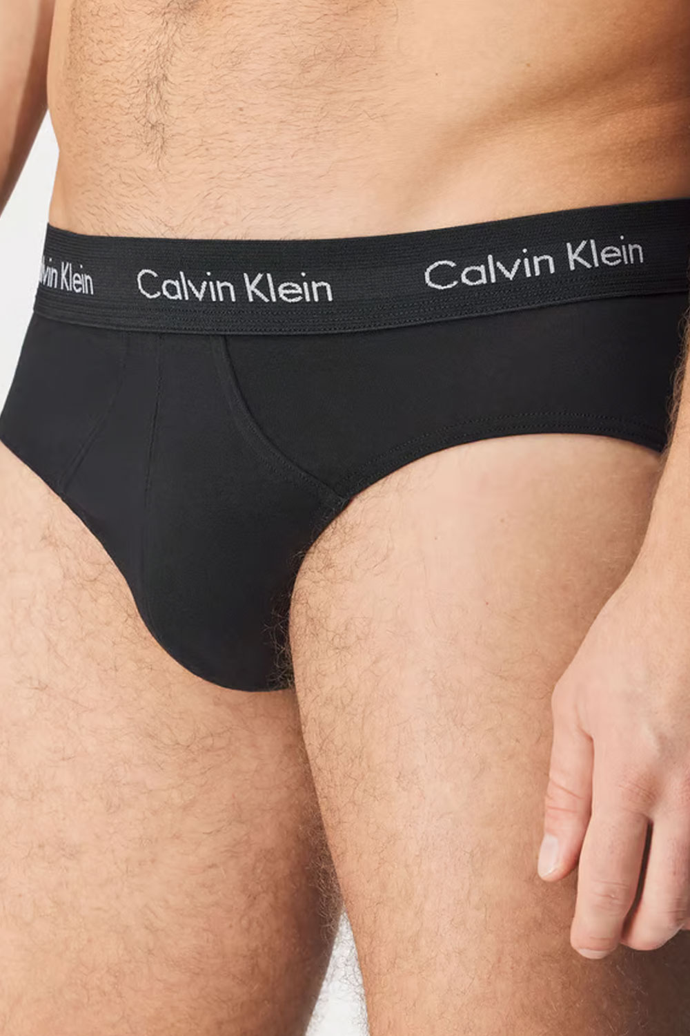 Calvin Klein Slips cotton stretch 3-pack blauw