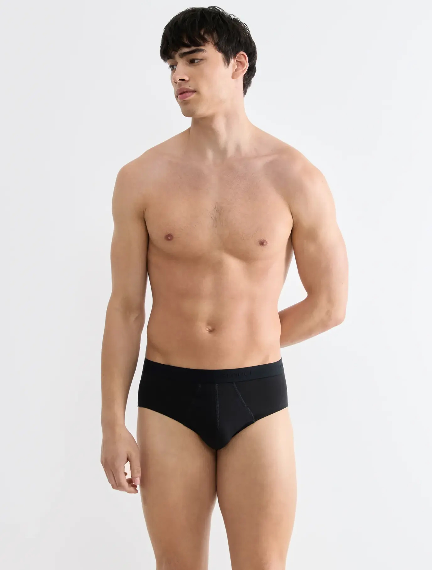 Sloggi midi slip 24/7 zwart 2-pack