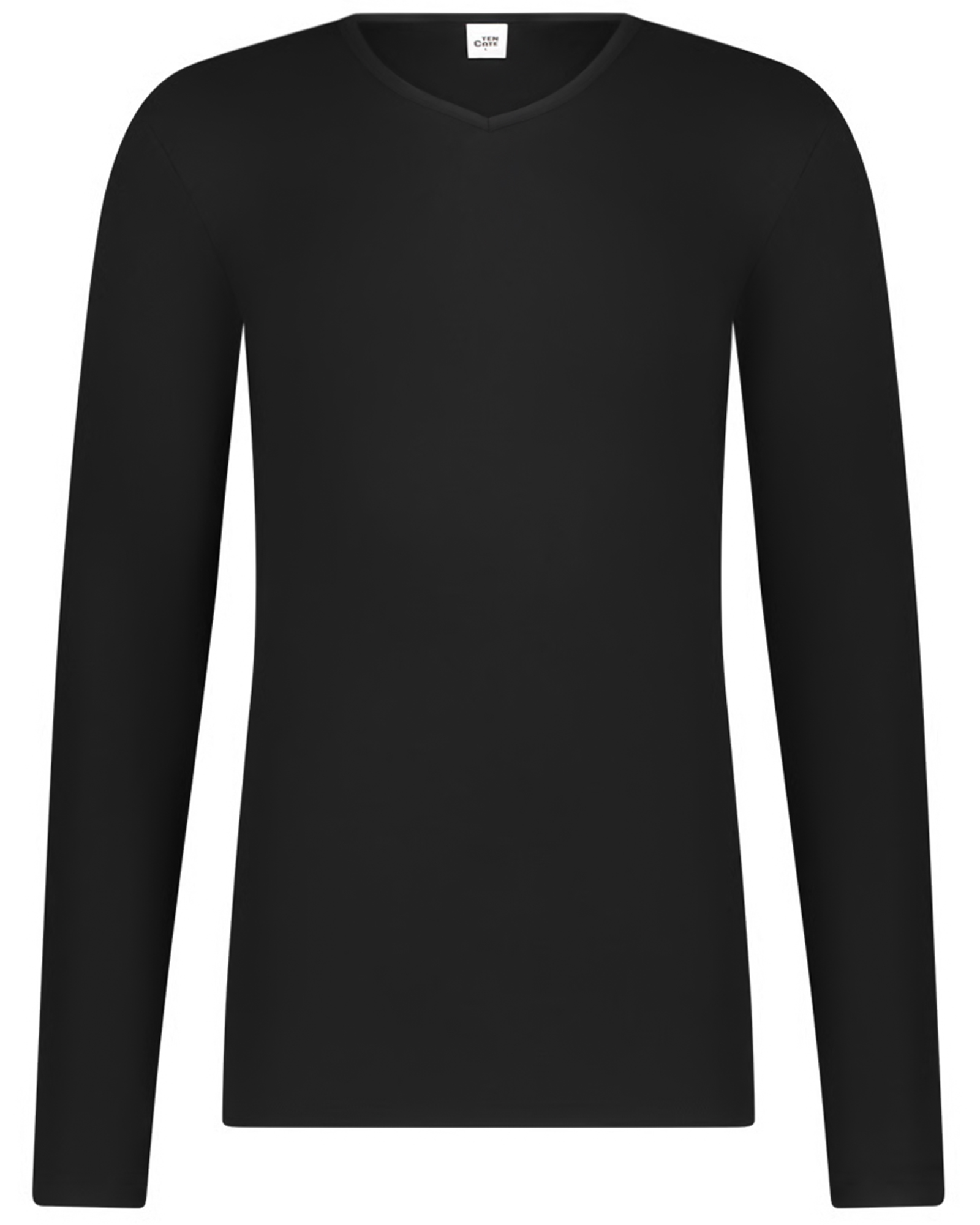 Ten Cate Thermo V-shirt lange mouw zwart