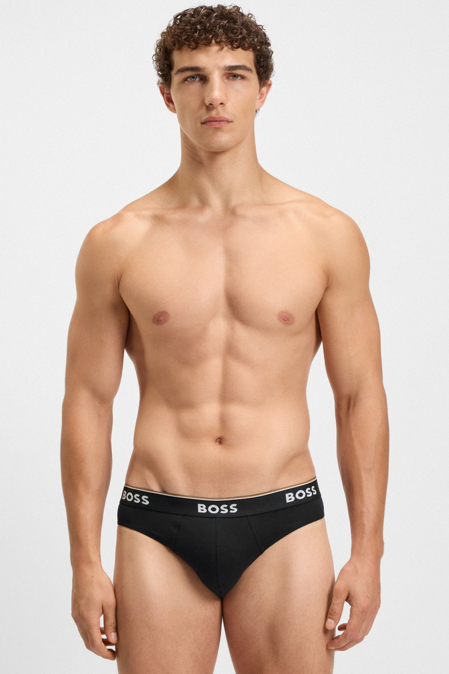 Boss 3-pack slips Power zwart