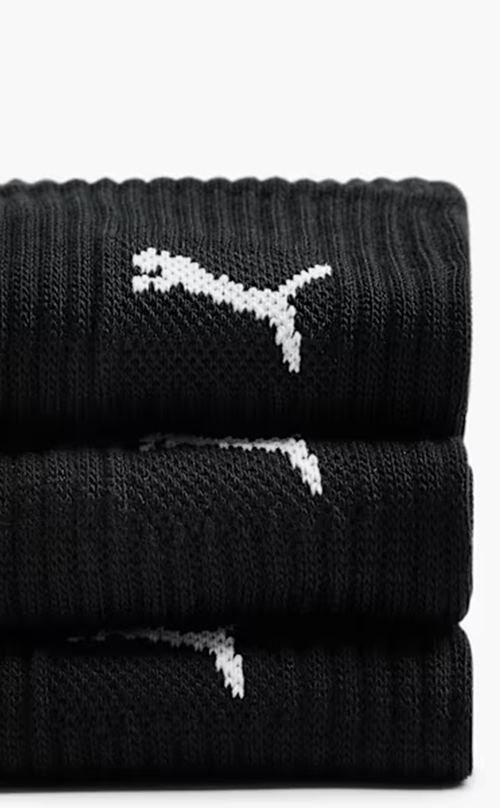 Puma Sportsokken 3-paar zwart