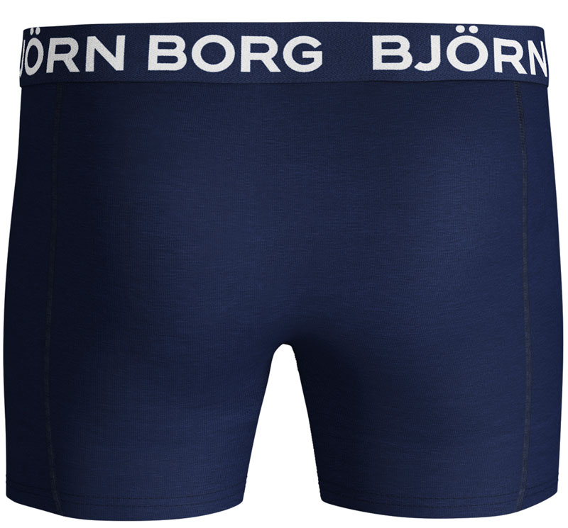 Bjorn Borg boxershort Core 2-pack blauw-zwart achterkant