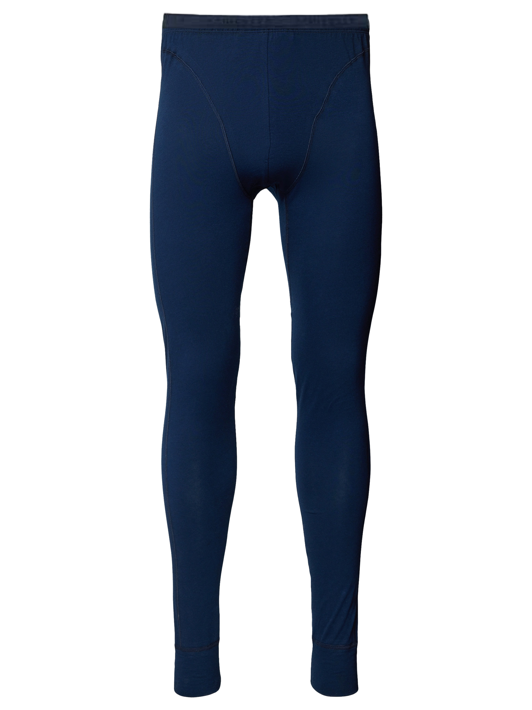 Schiesser Lange onderbroek met gulp Original classics blauw