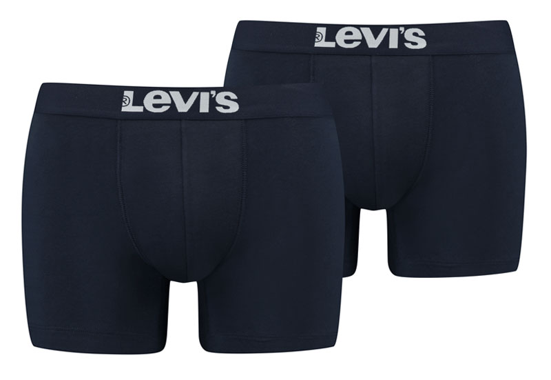 Levis boxershorts 2-pack blauw voorkant 