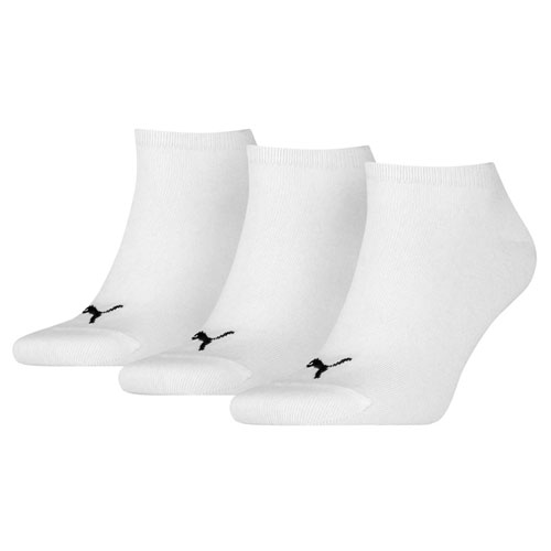Puma sneaker sokken 3-paar wit