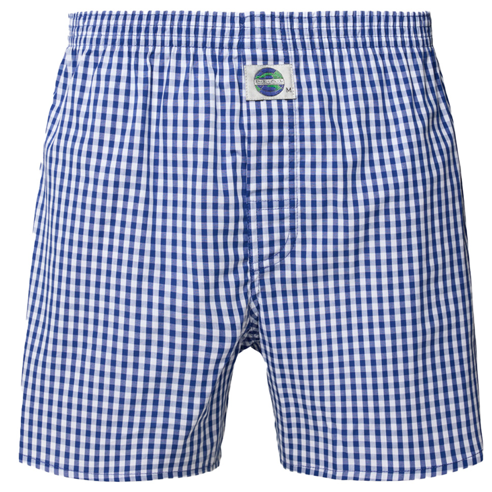 Deal Boxer blauw ruitje