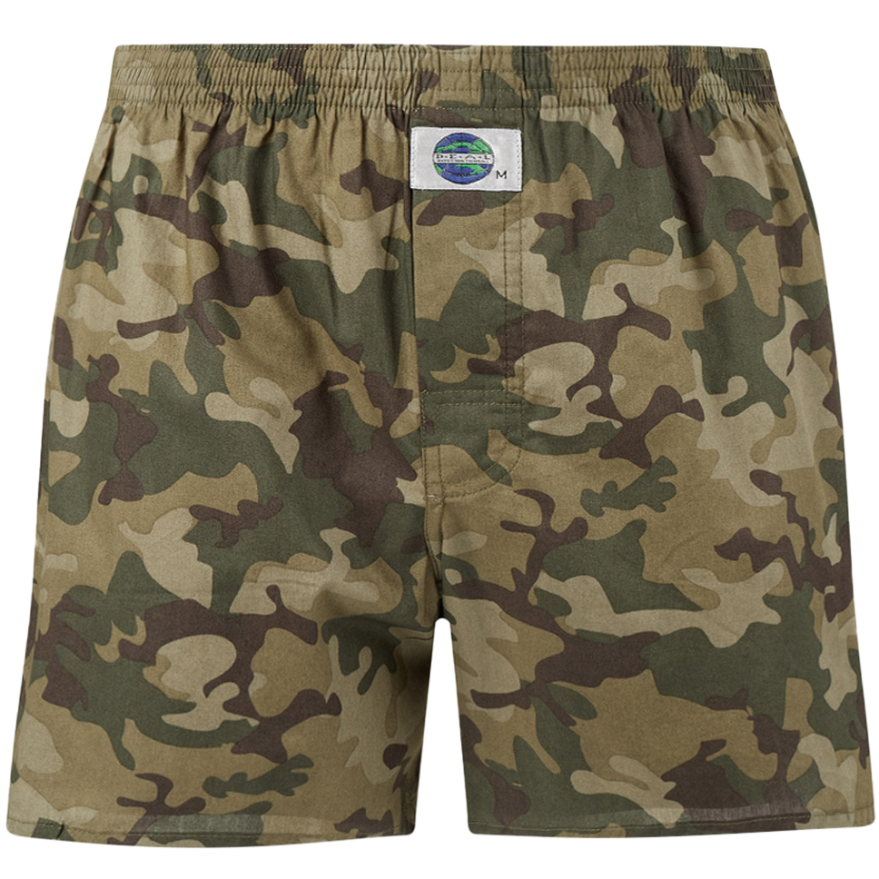 Deal boxers camouflage groen