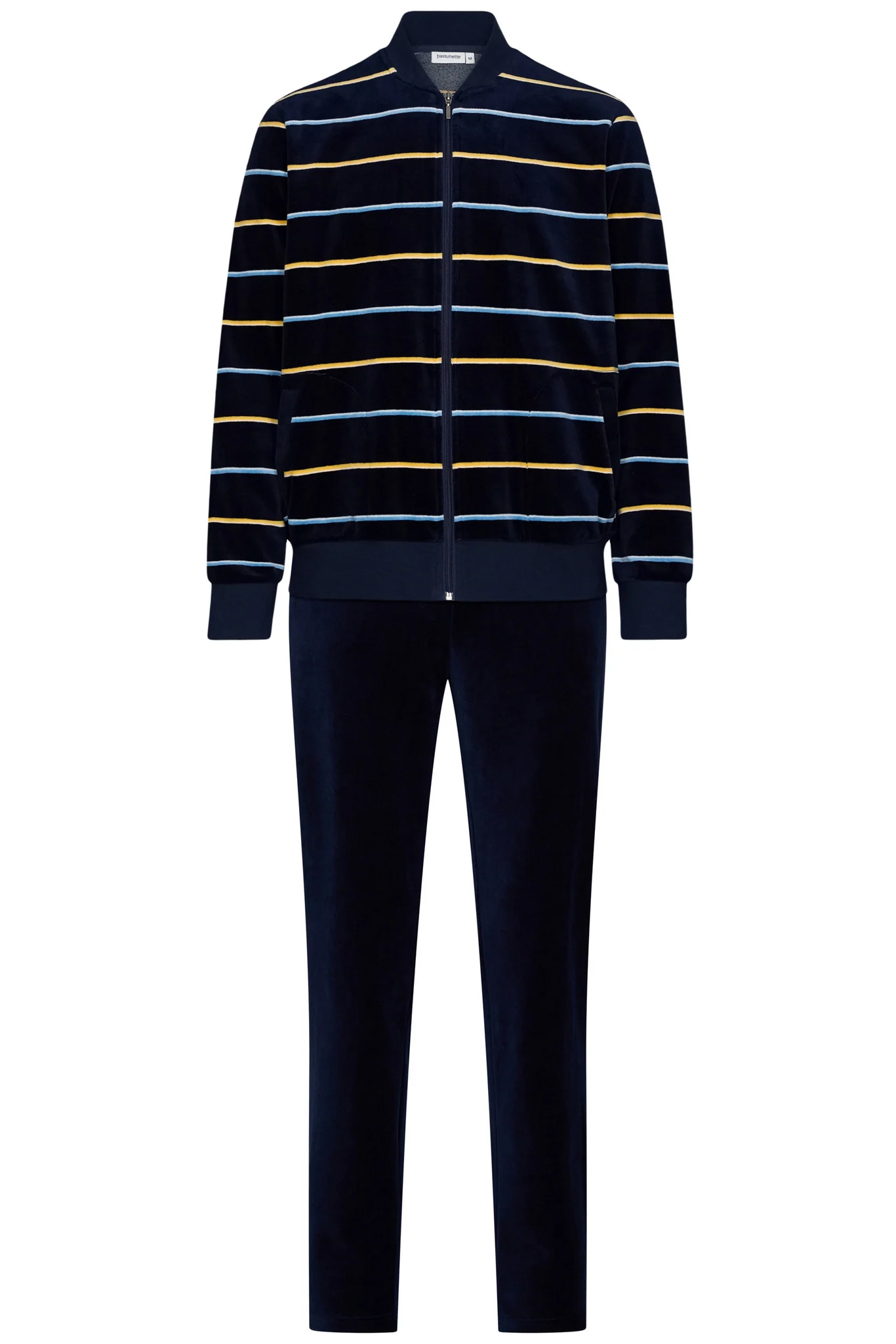 Pastunette Huispak met rits blauw velours