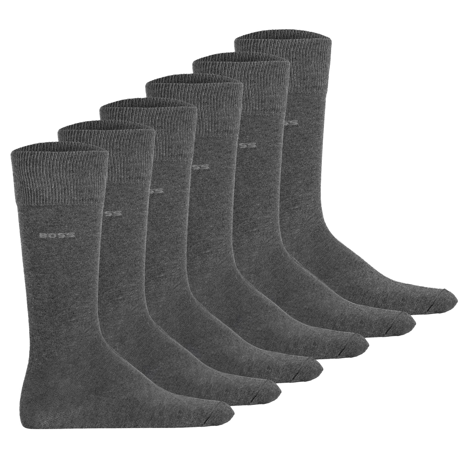 Boss Sokken 6-paar grijs