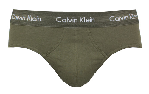 Calvin Klein slips 3-pack groen voorkant