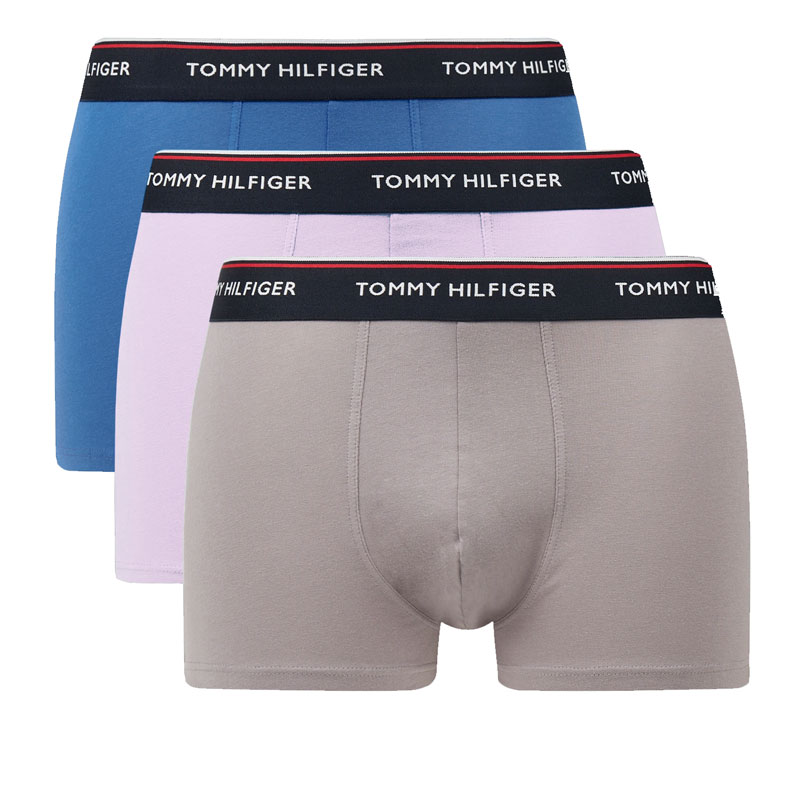 Tommy Hilfiger boxershorts organic cotton 3-pack blauw