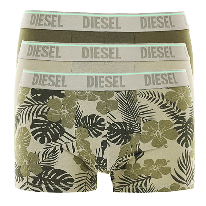 Diesel boxershorts Damien 3-pack groen
