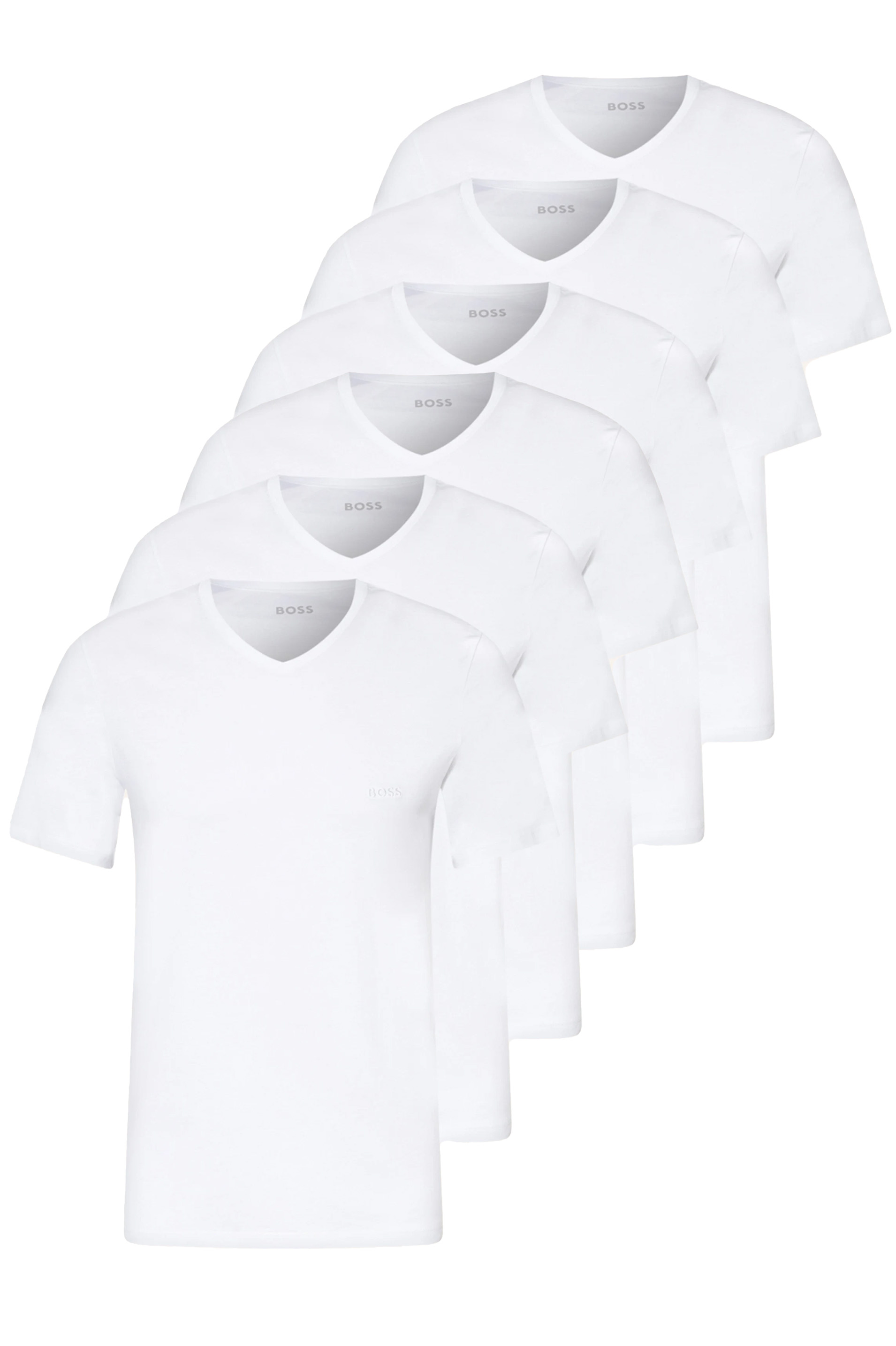 Hugo Boss T-shirts V-hals 6-pack