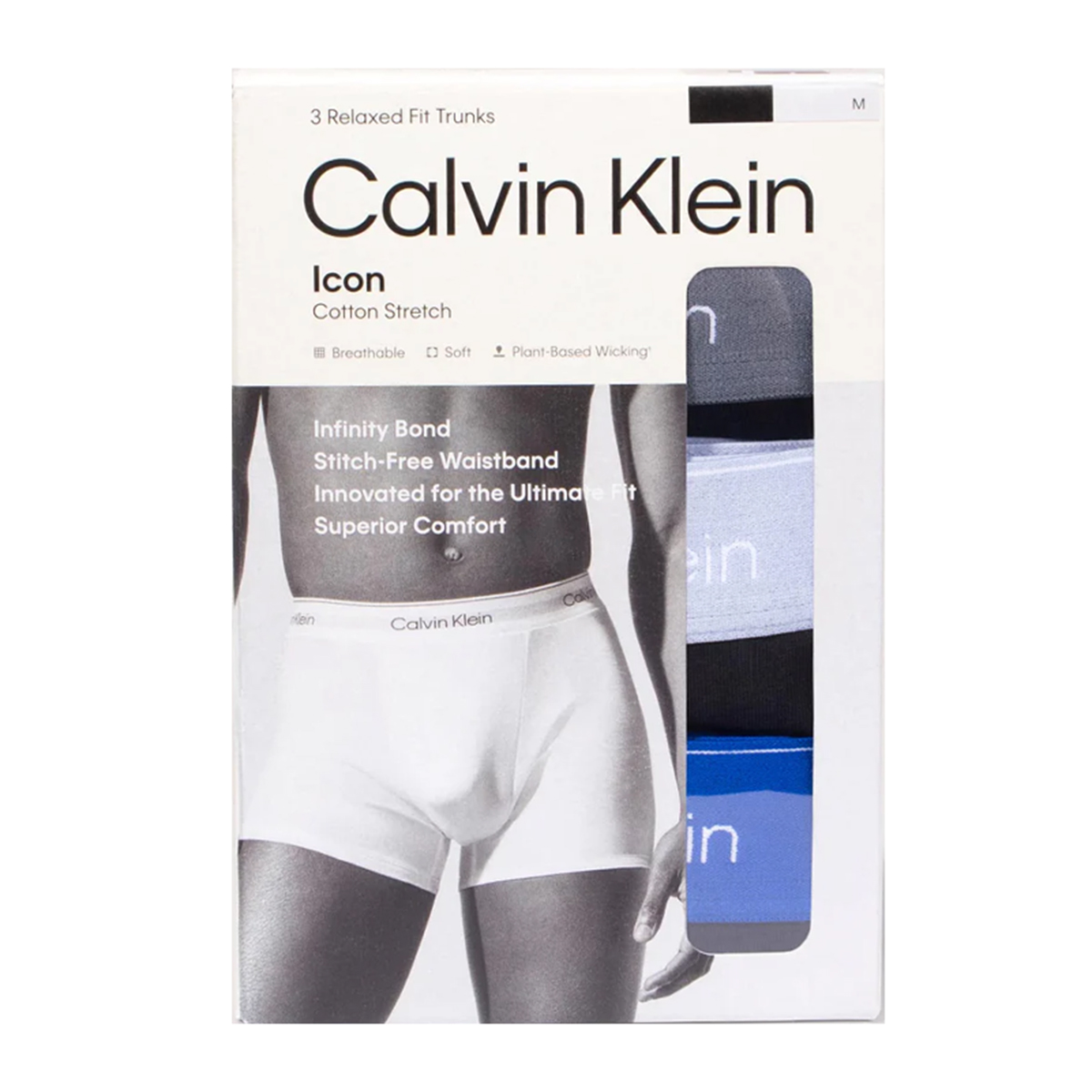 Calvin Klein Icon boxershort 3-pack trunk zwart