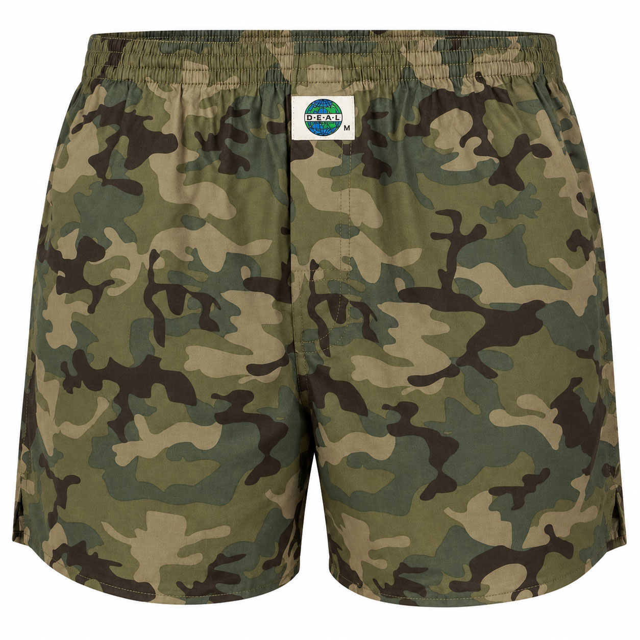 Deal boxers camouflage groen