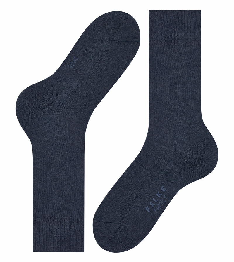 Falke Family blue sokken voor heren