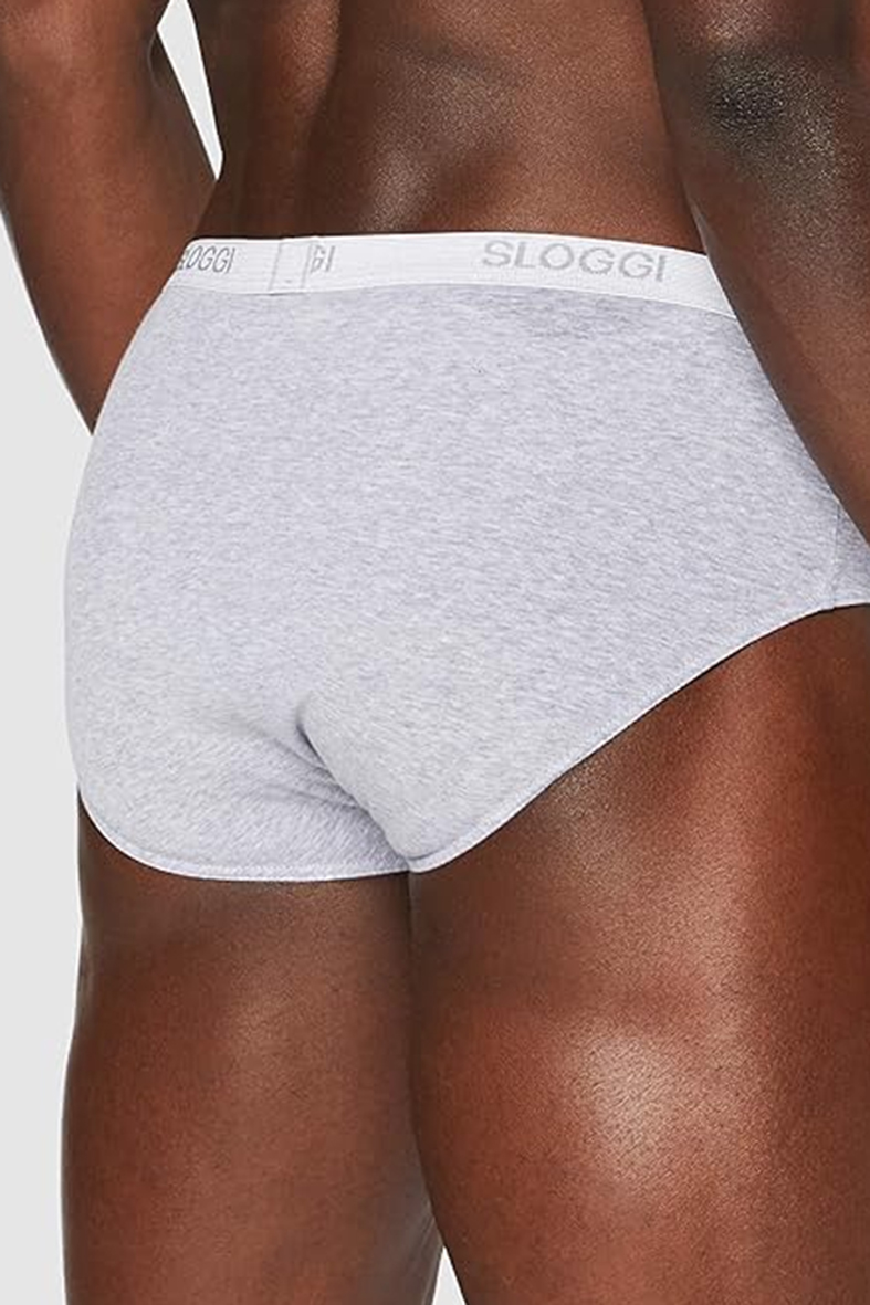 Sloggi men Basic Mini grijs 4-pack = 3+1 gratis  