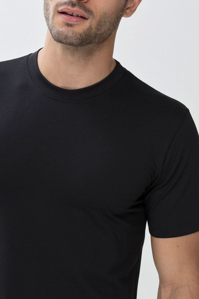 Mey T-shirt Olympia dry cotton zwart