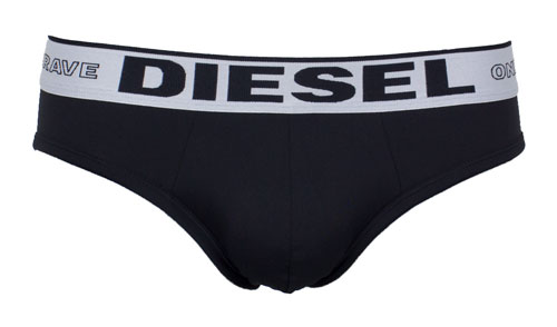 Diesel heren slips microfiber 55-D zwart