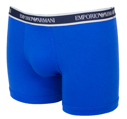 Armani boxershort blauw zijkant
