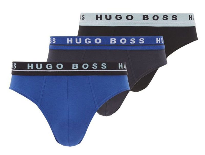 Hugo Boss slips heren stretch katoen blauw