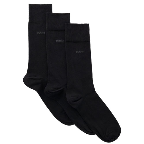 Hugo Boss sokken finest soft cotton 3-pack