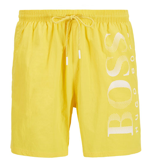 Hugo Boss zwemshort geel Octopus