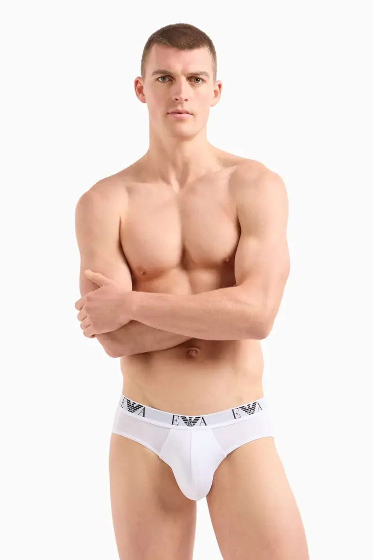 Armani Herenslips Monogram 2-pack wit