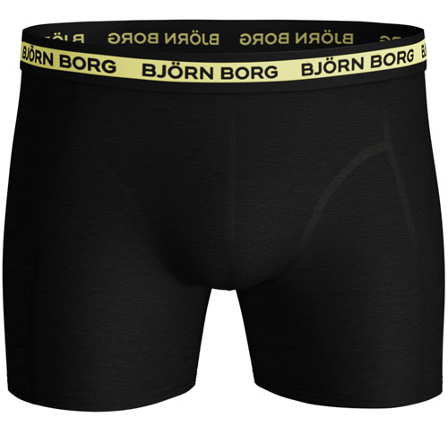 Bjorn Borg boxershorts Sammy solids 7-pack geel