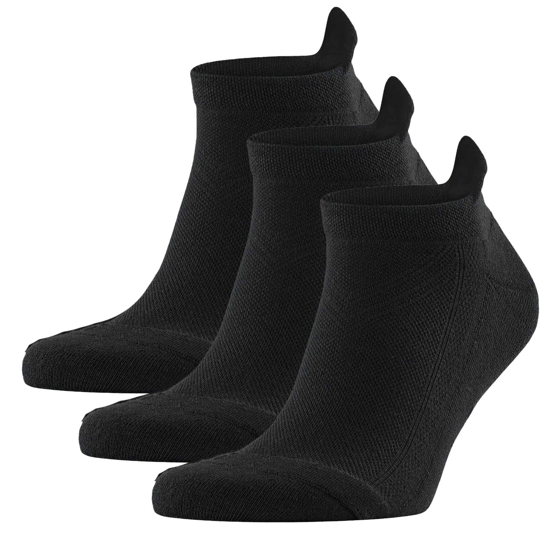 FALKE Cool kick sneaker sokken 3-paar zwart