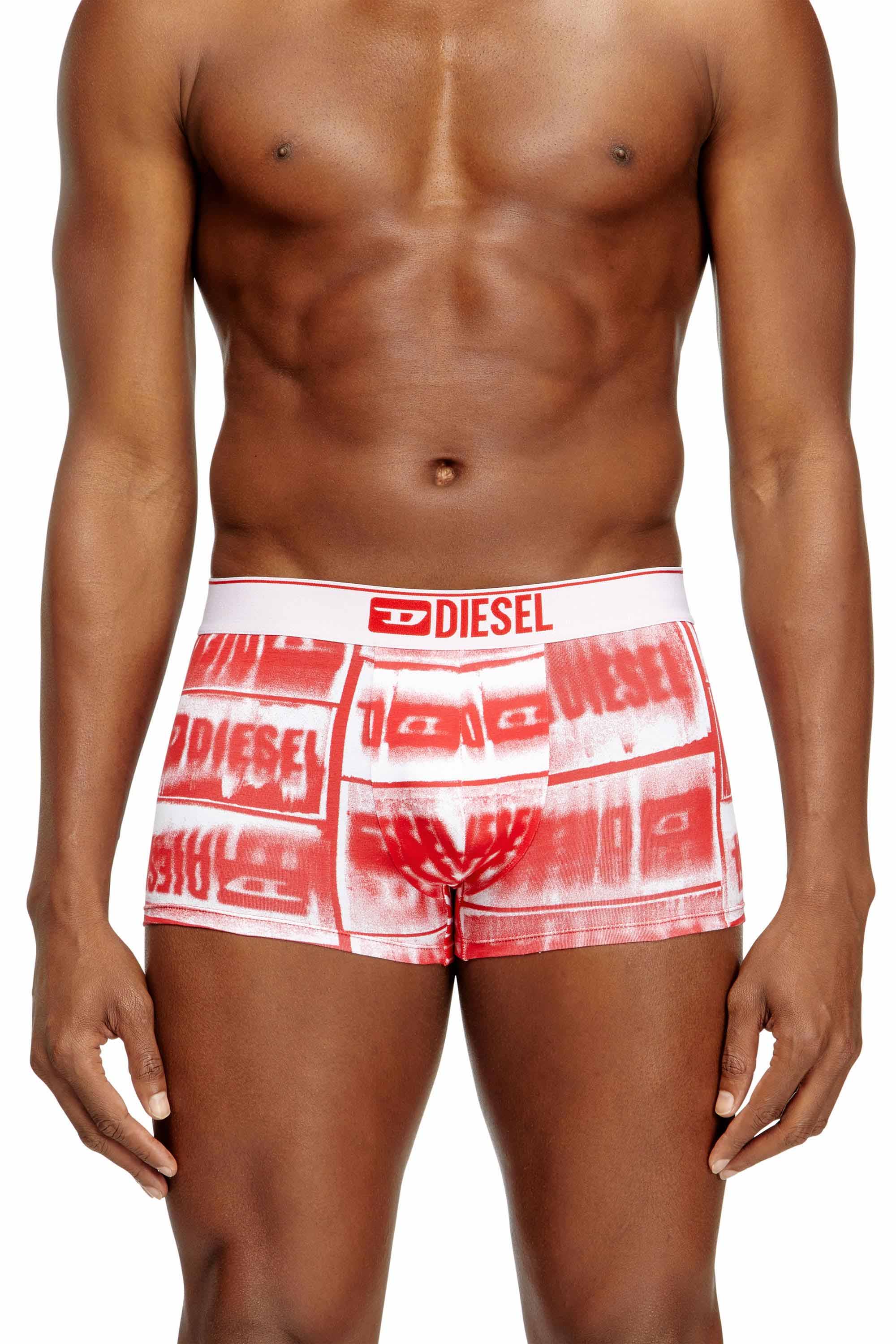 Diesel Boxershort Damien 3-pack rood-zwart 