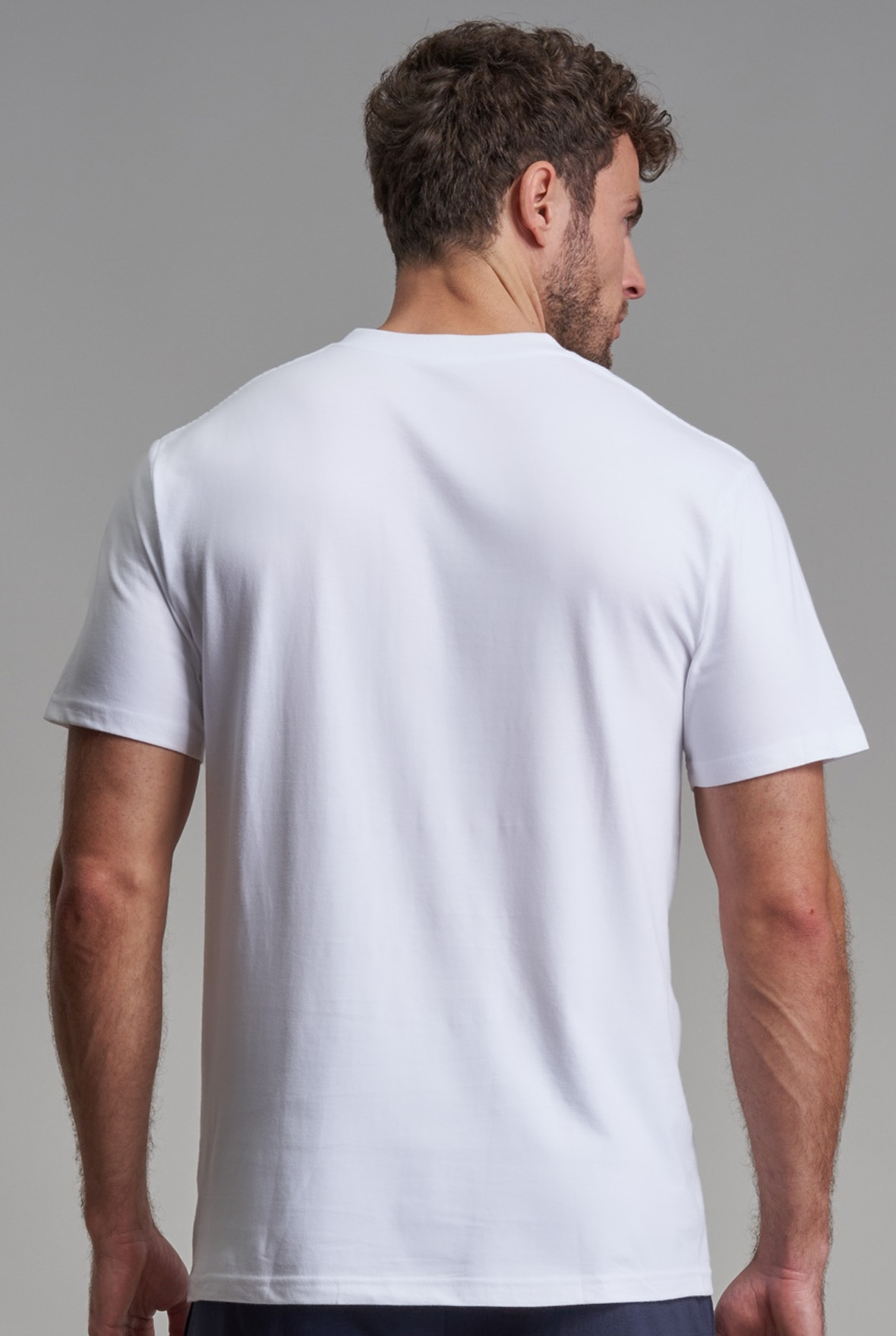 Gotzburg T-shirts ronde hals 2-pack wit